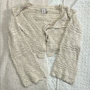 Sincerely Jules Cream Knit Cardigan